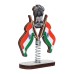 Voila Multipurpose Indian Flag Stand on Spring for Car Dashboard Study Table Home Office Table Decor